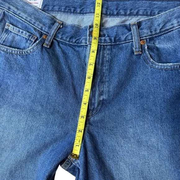 Women’s GAP Low Rise Wide Leg Jeans Ripped Hem (Low Rise Stride) 100% Cotton - Picture 10 of 11